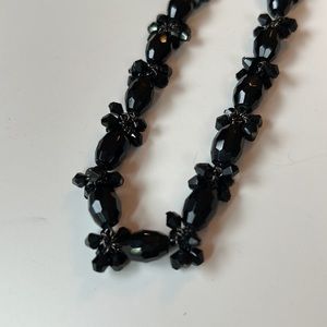 Black multi-faceted bead necklace.SUPER FAST SHIPPING